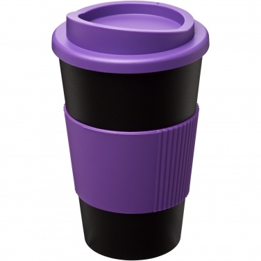 Logotrade reklaamkingitused pilt: Americano® 350 ml silikoonist võruga kohvitops
